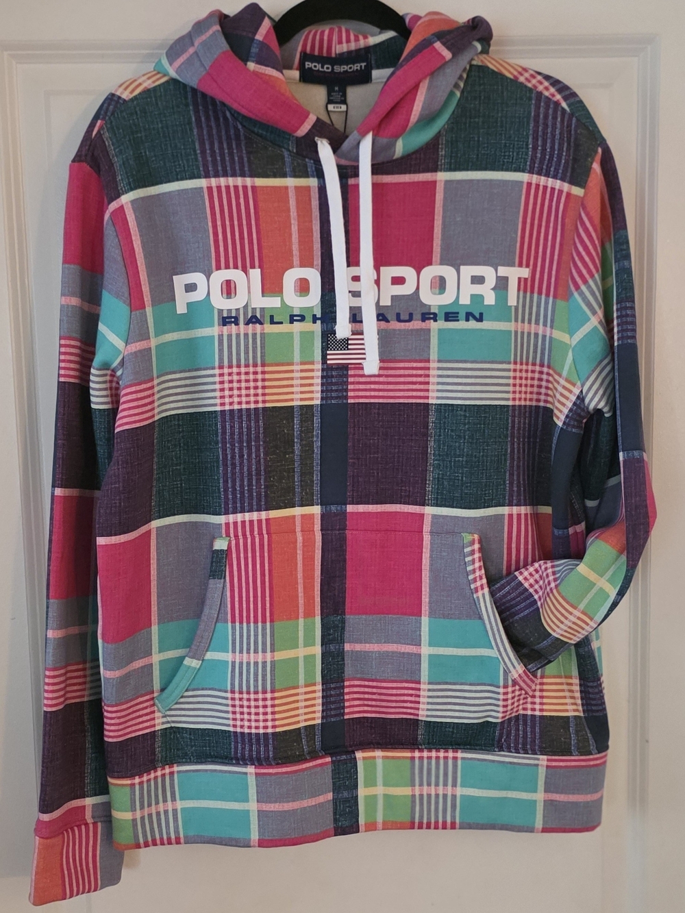 Multicolor Plaid Hoodie